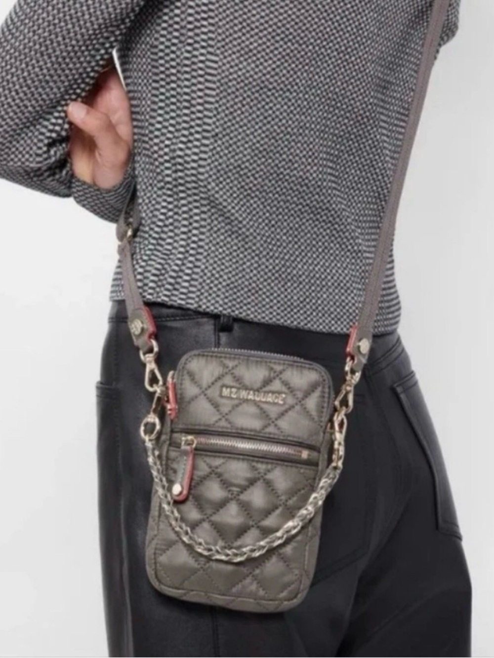 MZ Wallace Micro Crosby Crossbody Purse Wallet Phone Wristlet